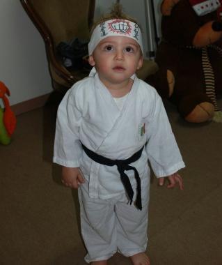 Michael Esterasi, mascotte del Karate Shotokan           