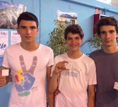 Da sinistra: Malirder e i fratelli Alessio ed Andrea Macr&igrave; 