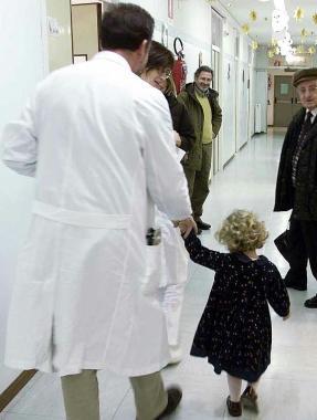<b>PROTESTA.</b> Del sindacato pensionati per il servizio pediatrico             