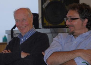 <b>GRANDE INTER</b> Giuliano Sarti con lassessore Novelli  
