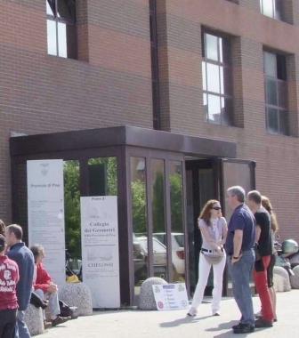 Il palazzo che ospita la sede della Provincia di Pisa   