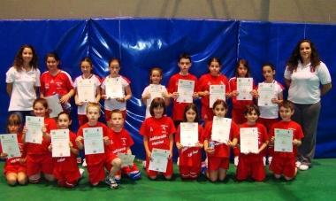 Il gruppo del minivolley di Cascina   