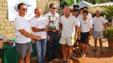 <b>GAVITELLO D’ARGENTO</b> Una fase delle premiazioni allo Yacht Club di Punta Ala