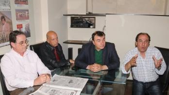 Da sinistra Bulleri, Di Bari Gianfranceschi e Luigi Gallo (vip)