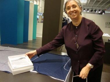 Limprenditrice pratese mostra la maglia fai da te 