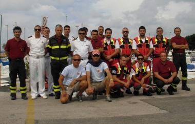 Il gruppo che ha partecipato allesercitazione 