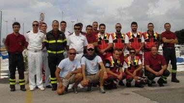 Il gruppo che ha partecipato all’esercitazione