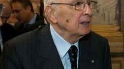 Il presidente Giorgio Napolitano