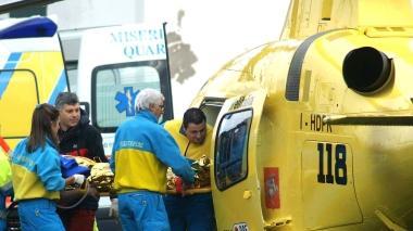 Un intervento della Misericordia di Quarrata e dell’elisoccorso Pegaso