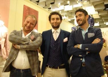 Da sinistra Mirko Brogioni, Riccardo Mari e Ettore Cardelli 