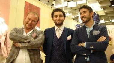 Da sinistra Mirko Brogioni, Riccardo Mari e Ettore Cardelli