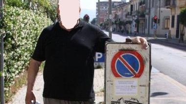 Uno dei cartelli incriminati