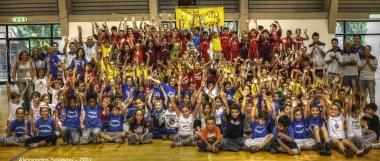 <b>ALLA BASTIA. </b>I bambini che hanno partecipato alla festa del Meloria 