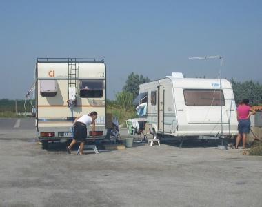 Il nuovo campo nomadi di via Prato