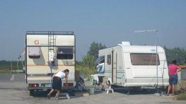 Il nuovo campo nomadi di via Prato