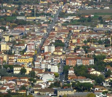 Una veduta di Quarrata