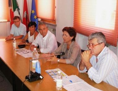 Un momento della presentazione del progetto Perla