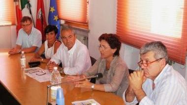 Un momento della presentazione del progetto Perla