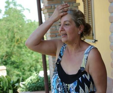 Antonella ripensa ai drammatici momenti vissuti durante la notte  