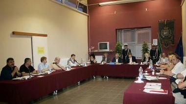 Una seduta del consiglio comunale di Pieve