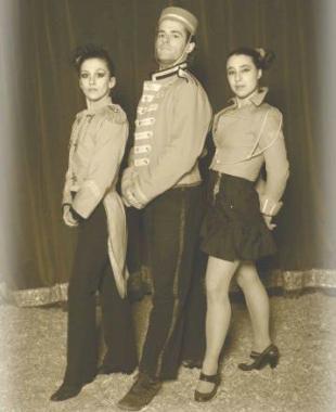I tre artisti del Cirque Branc 