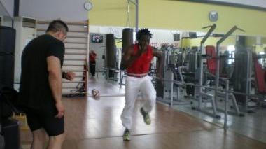 Ancora Alì in allenamento