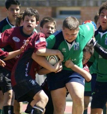Una partita di rugby giovanile 