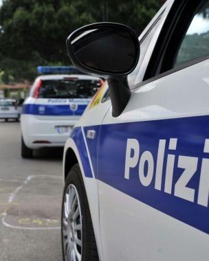 Polizia municipale al lavoro 