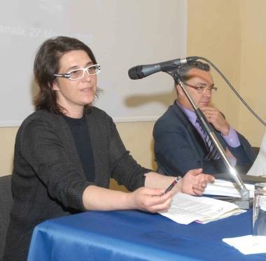 Beatrice Bini presidente di Pmi e lassessore Paolo Magnanensi   