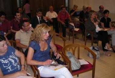 Un momento dellincontro in Comune      