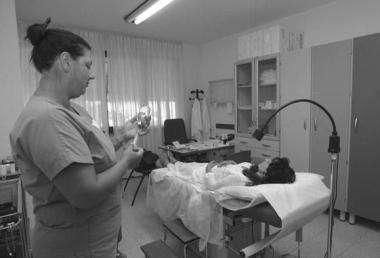 Un ambulatorio medico 
