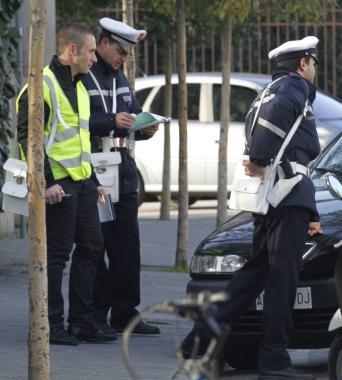Vigili urbani al lavoro 