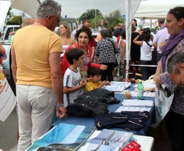 Gli stand delle Frecce 