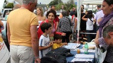 Gli stand delle Frecce