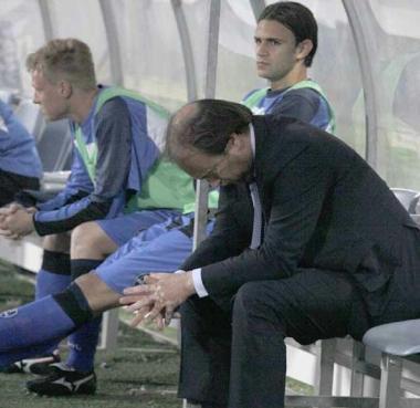 <b>2008-09 </b>Pomponi durante la gara fra Pisa e Piacenza persa per 3-1 allArena 