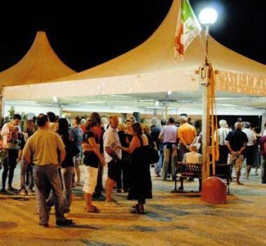 La Festa del Pd Sotto, la senatrice Finocchiaro e il presidente della Regione Rossi   