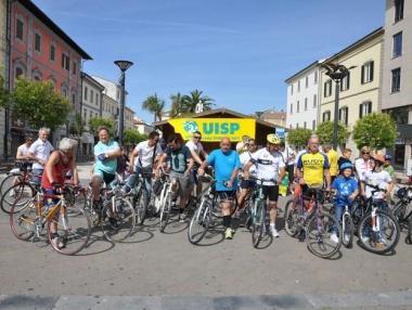 Alcuni dei partecipanti a Bicincitt&agrave; 