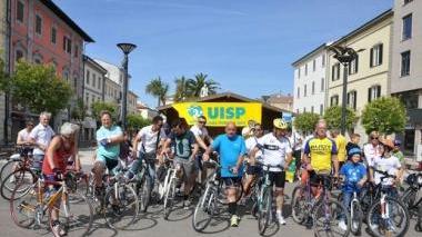 Alcuni dei partecipanti a Bicincittà
