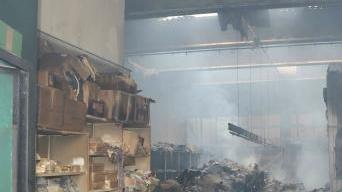 Un interno della fabbrica