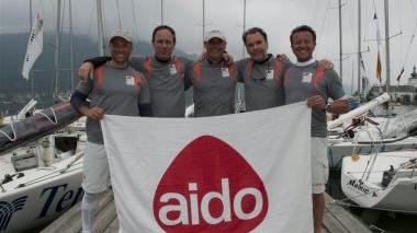 L’equipe dello Yacht Club Montecatini che ha promosso l’attività dell’Aido in Austria