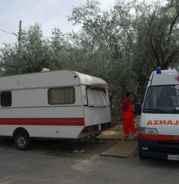 <b>PRINCIPINA.</b> La postazione Cri 