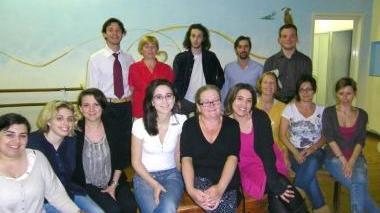 Gli allievi del terzo anno del laboratorio di Monica Menchi