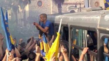 La festa per la promozione in C1