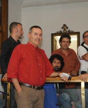 Pietro Fazzi nella sede del Pdl