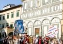 Il Volo del Ciuco in piazza Farinata degli Uberti   