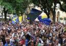 La festa per la promozione in C1 in piazza DArmi   