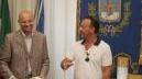 Sopra il presidente uscente Casalini, a sinistra il sindaco Millozzi con Tiziano Orsini