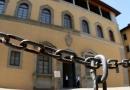 Lucia Calvosa; a sinistra Antonio Guicciardini Salini presidente Fondazione Carismi 