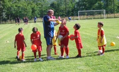 I piccoli calciatori al Junior Camp che si &egrave; svolto alla Ramoscina 