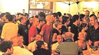 Piazza della Sala in una sera estiva